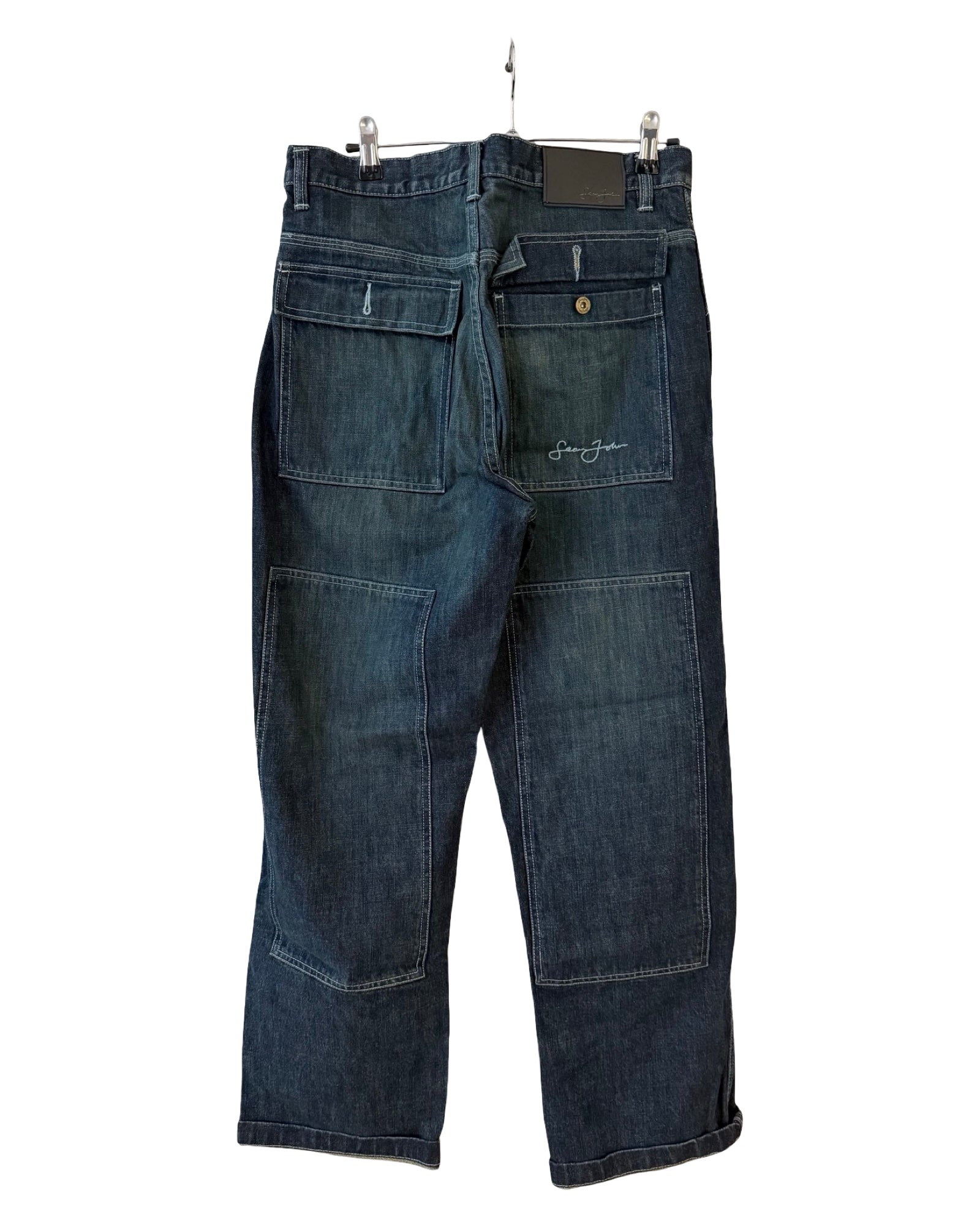 30 x 32 Vintage y2k Sean John Baggy Pockets Denim Jeans