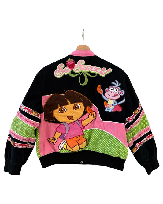 Vintage 2006 Dora The Explorer Jeff Hamilton Nascar Jacket