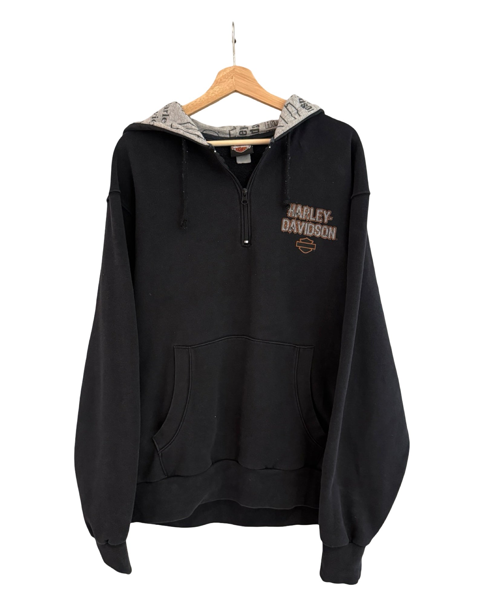 Vintage Harley Davidson Canada Quarter Zip Sweater KIF Vintage