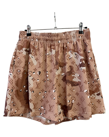 Bravest Studios LV Camo Chip Mesh Shorts