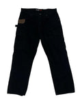 36 x 30 Vintage Wrangler Black Carpenter Pants KIF Vintage