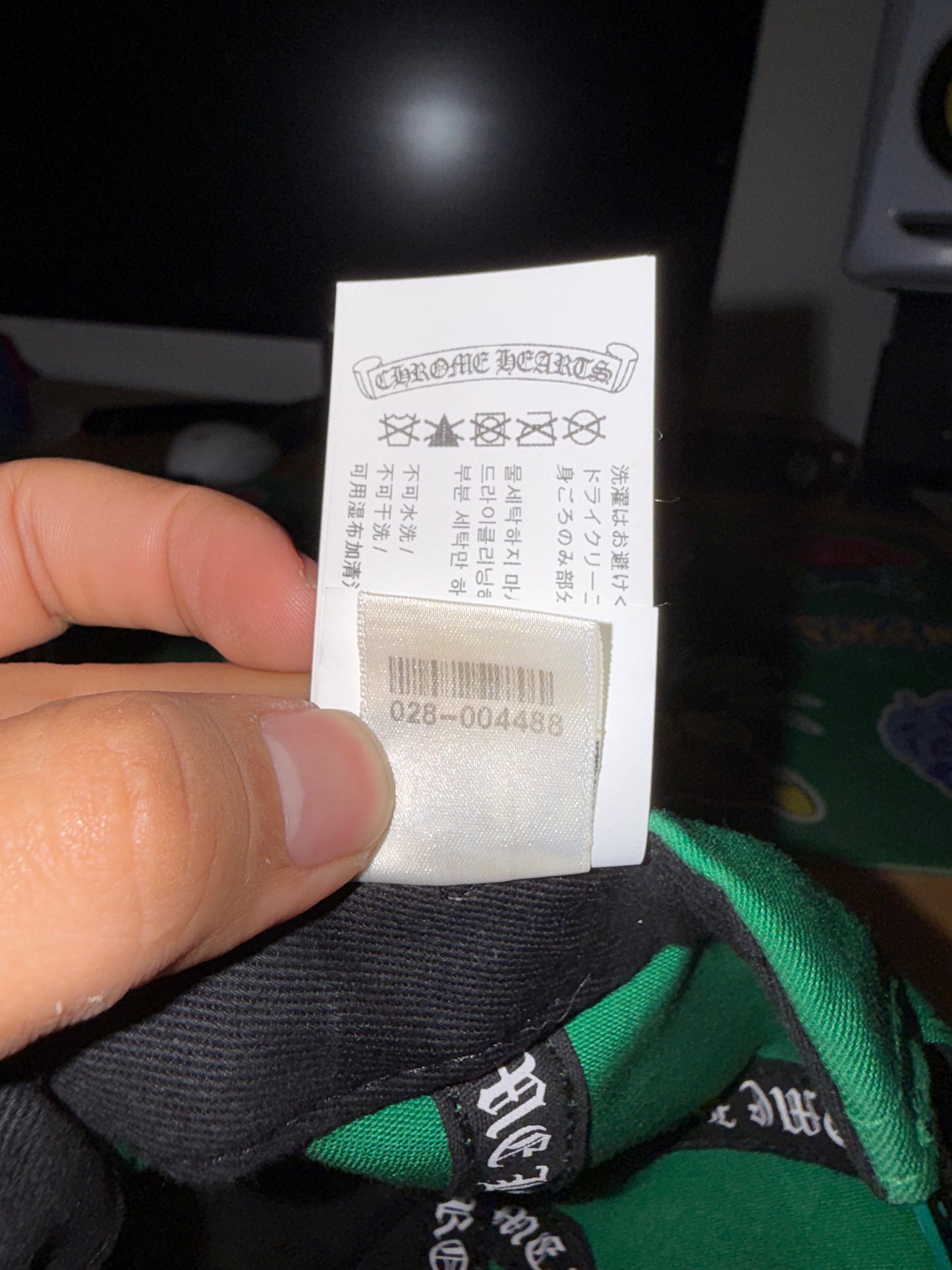 Chrome Hearts Green Yellow Hat