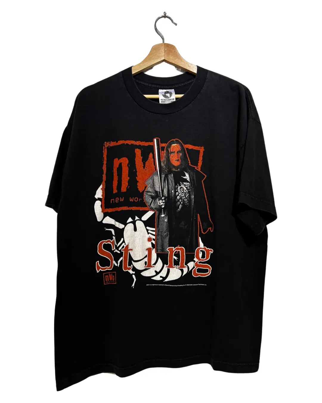 Vintage 1998 NWO Sting WWF Promo Tee KIF Vintage