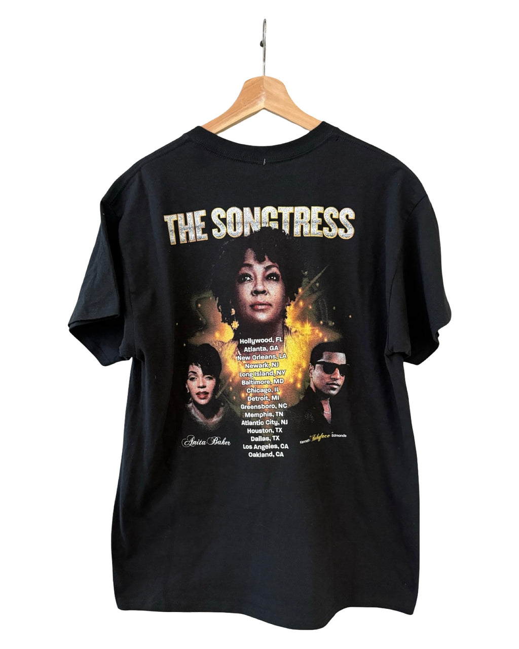 Camiseta vintage de la gira de Anita Baker