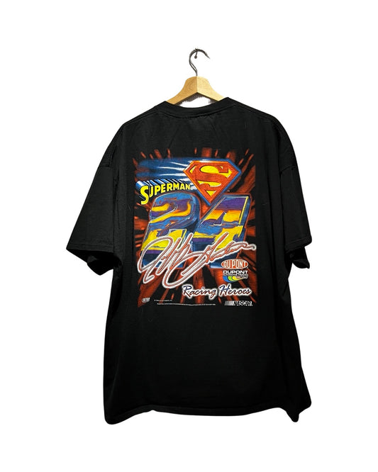 Vintage 90s Nascar x Superman Jeff Gordon Promo Tee