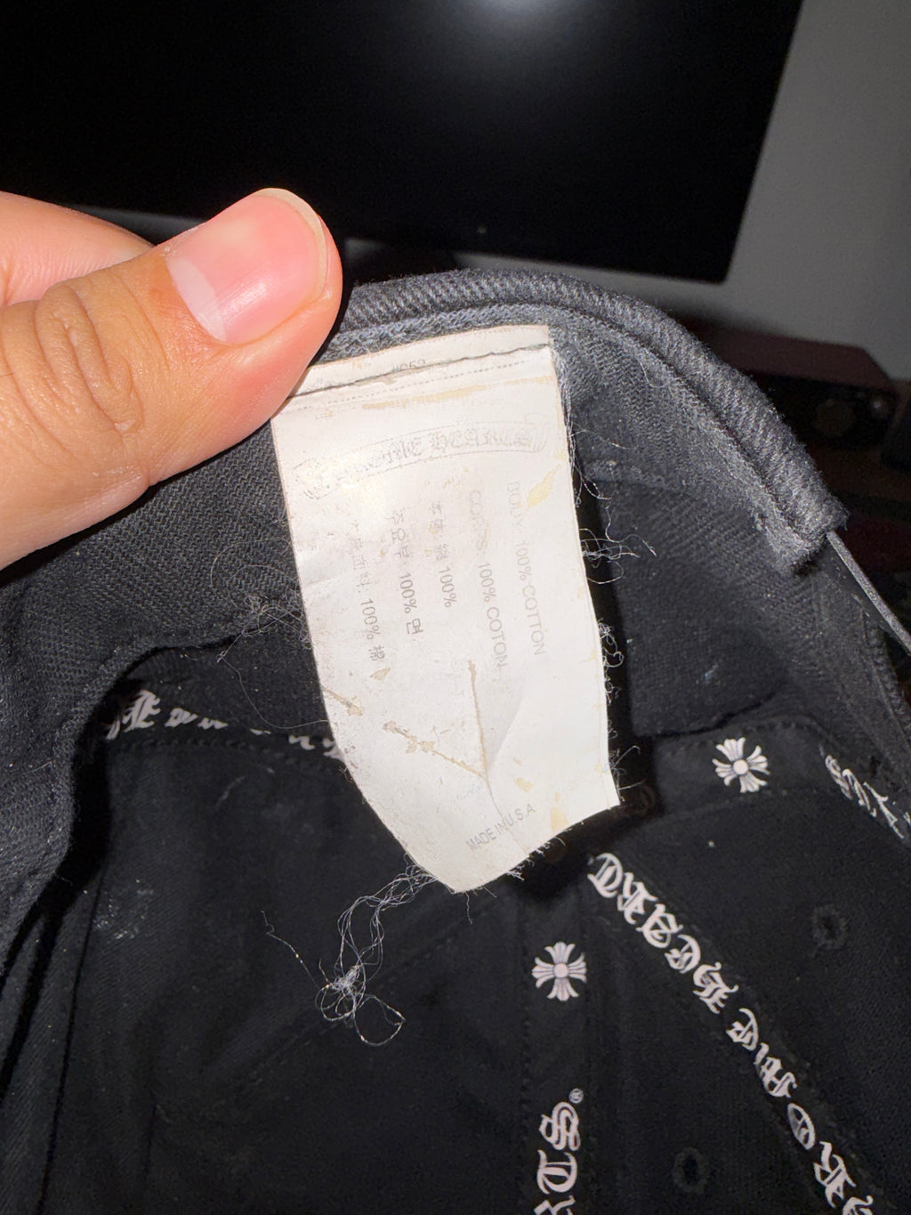 Vintage Chrome Hearts Embroidered Hat KIF Vintage