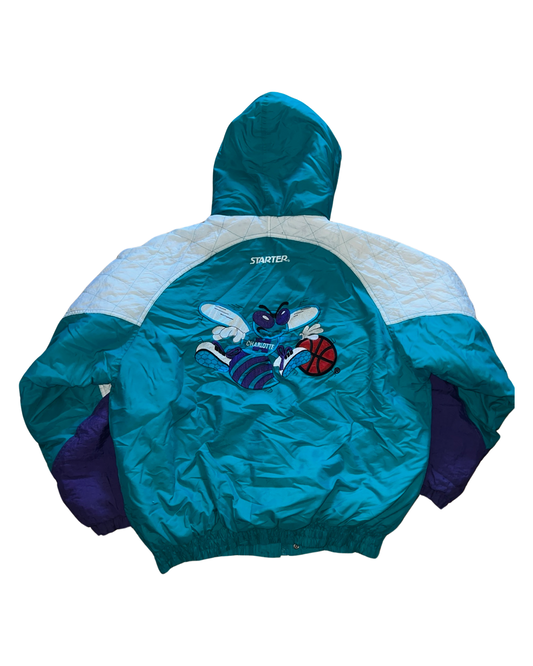 Vintage 90s Charlotte Hornets Starter Jacket