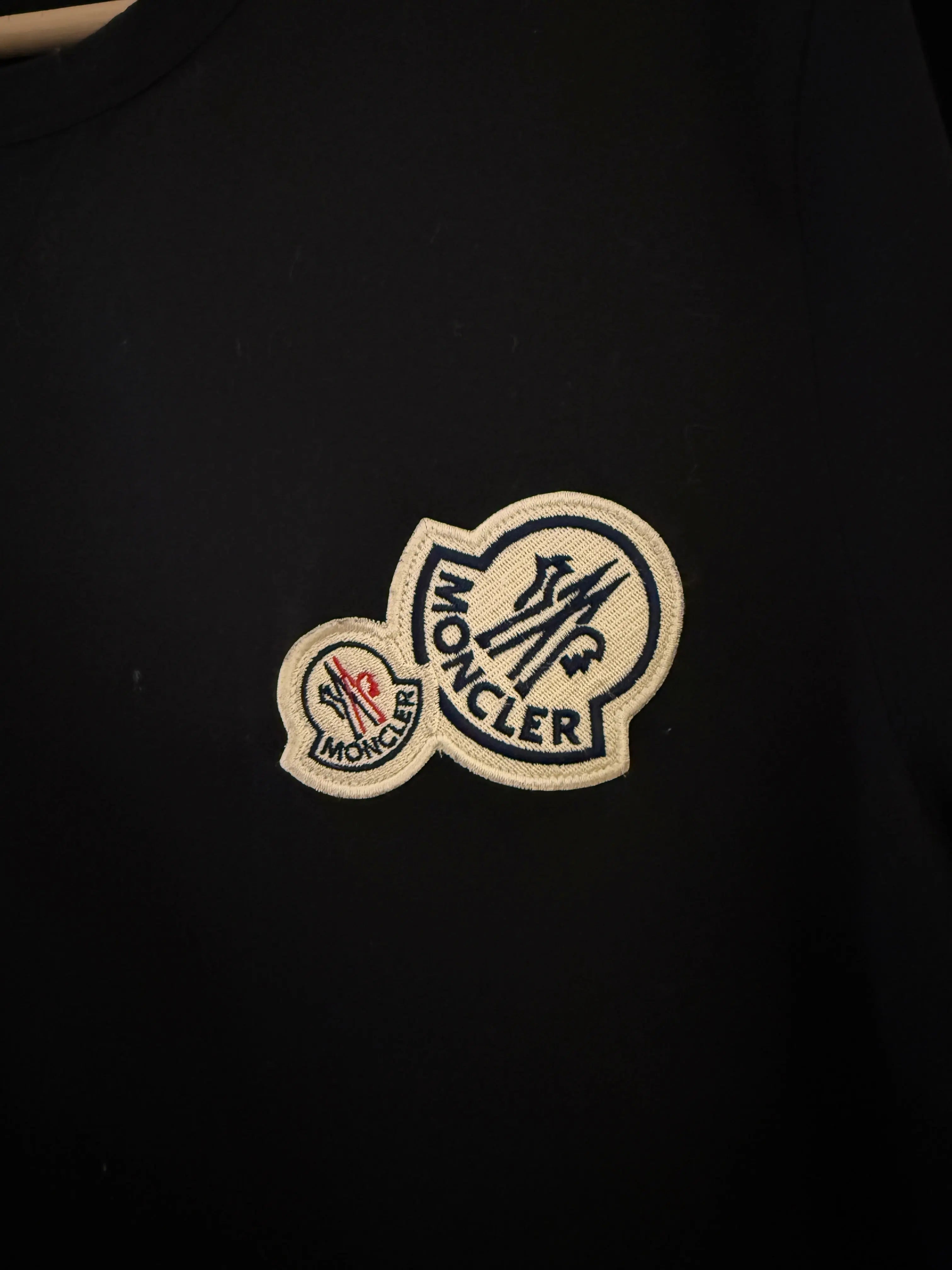 Moncler Double Logo Patch Shirt KIF Vintage