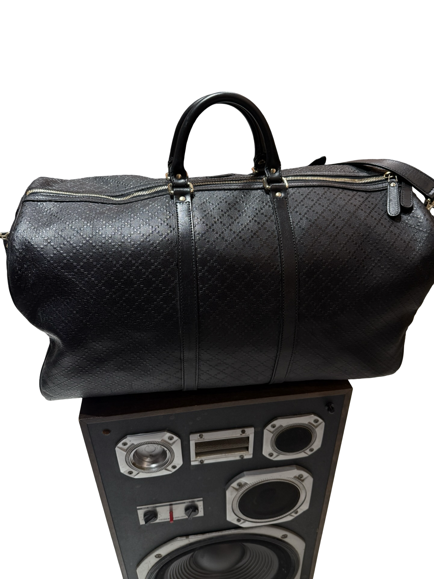 Gucci Diamante Calf Leather Duffle Bag