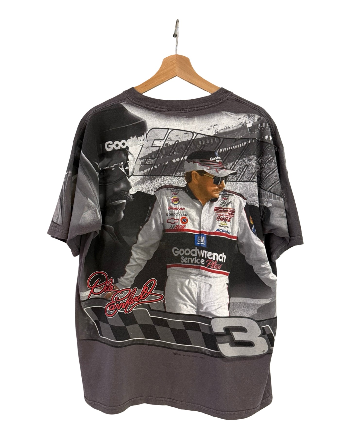 Vintage NASCAR Dale Earnhardt AOP Tee