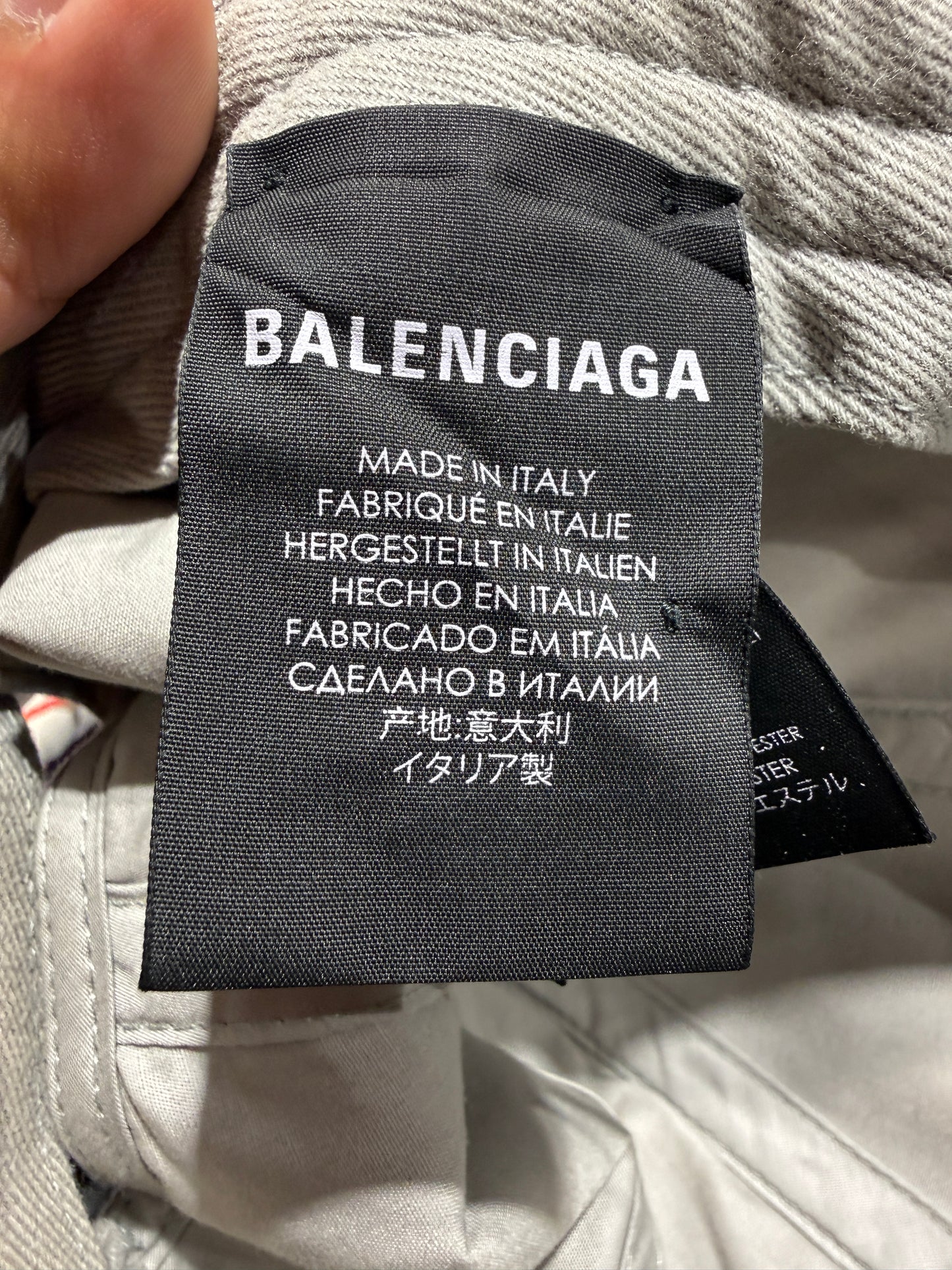 Balenciaga Gray Logo Hat