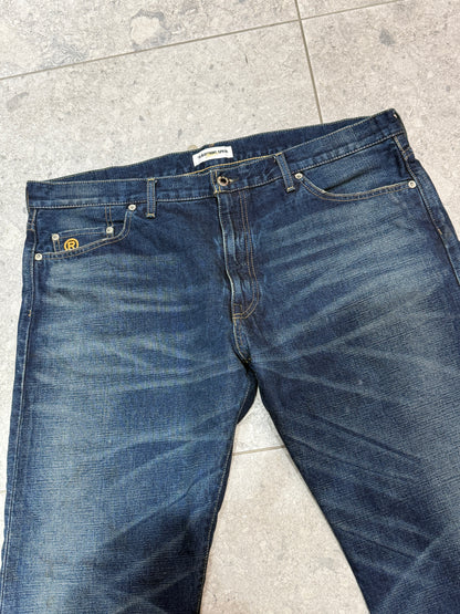 Rare y2k BAPE Human Made Baggy Spellout Jeans size 40