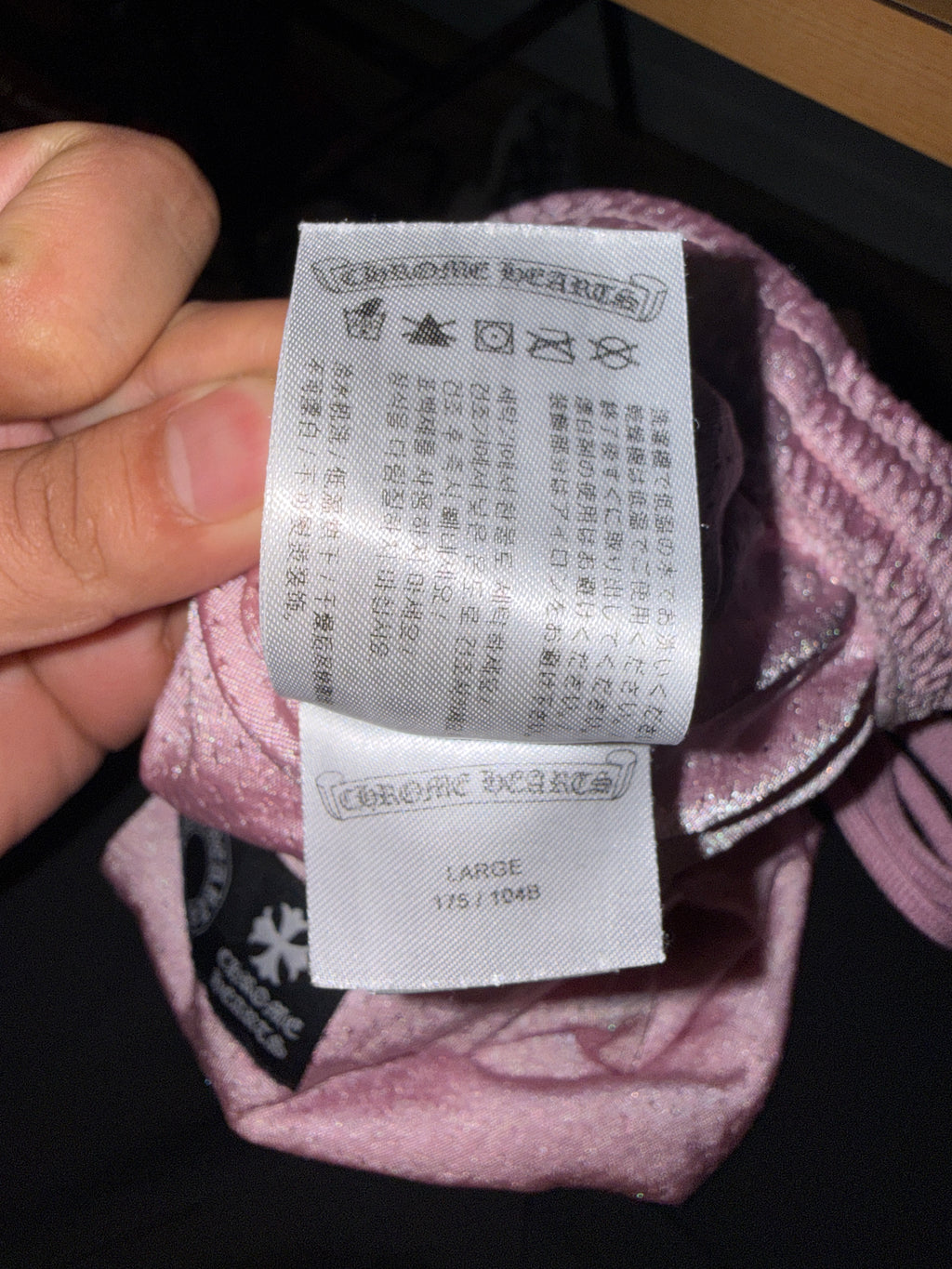 Chrome Hearts Love You Pink Mesh Shorts KIF Vintage