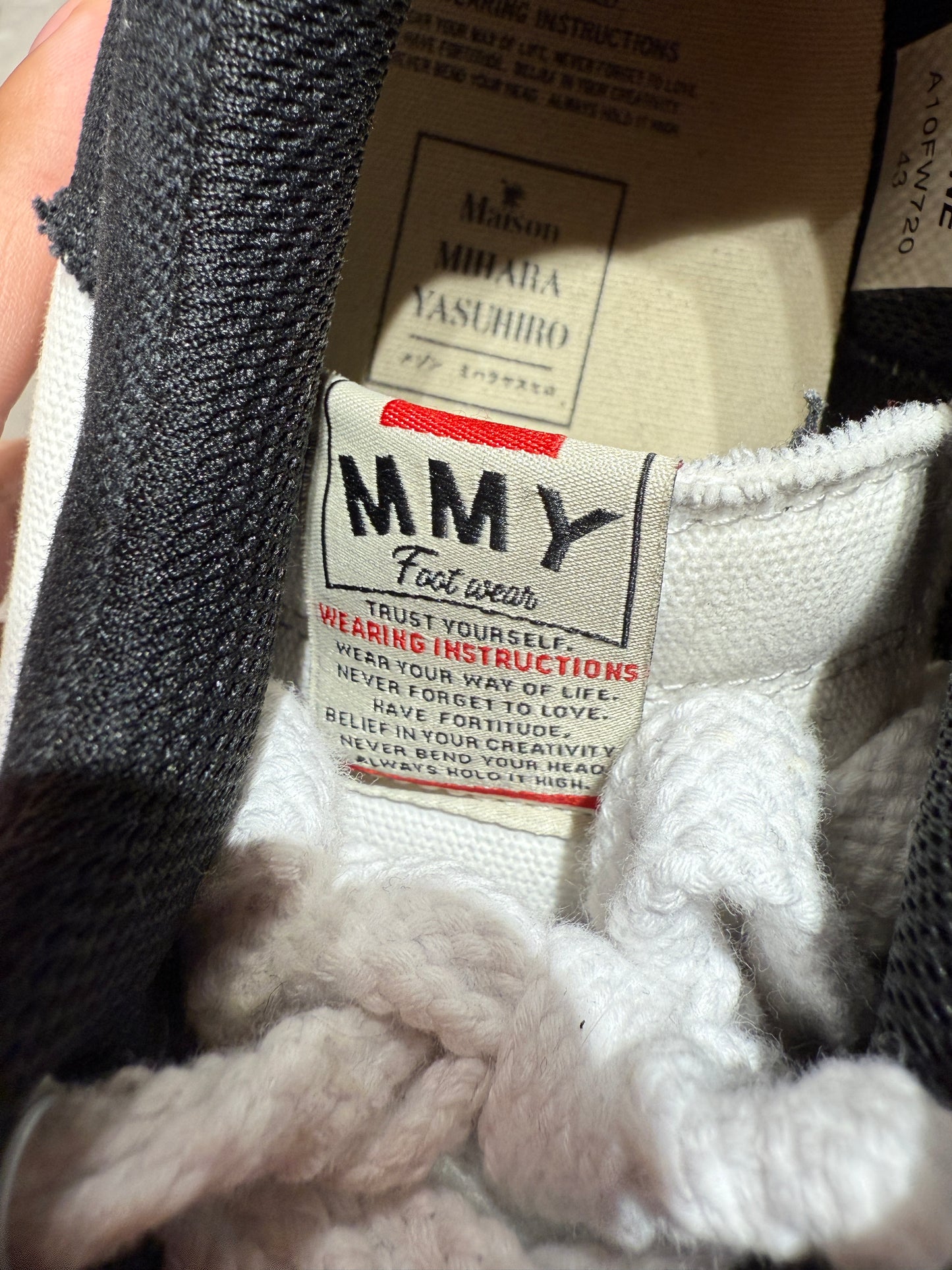 Maison Mihara Yasuhiro Wayne Low Size 10