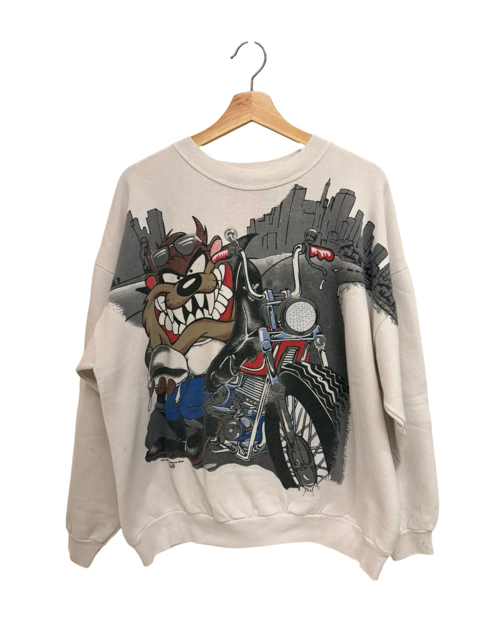 Vintage 1995 Looney Tunes Taz Eat My Dust Crewneck KIF Vintage