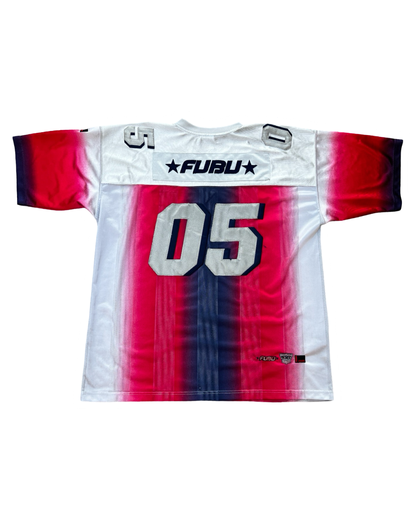 Vintage 2005 FUBU Red Tie Dye Jersey