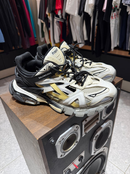 Balenciaga Track 2 Beige White Black Runners Sneakers