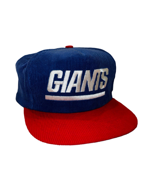 Vintage Rare 90s New York Giants Starline Corduroy Hat