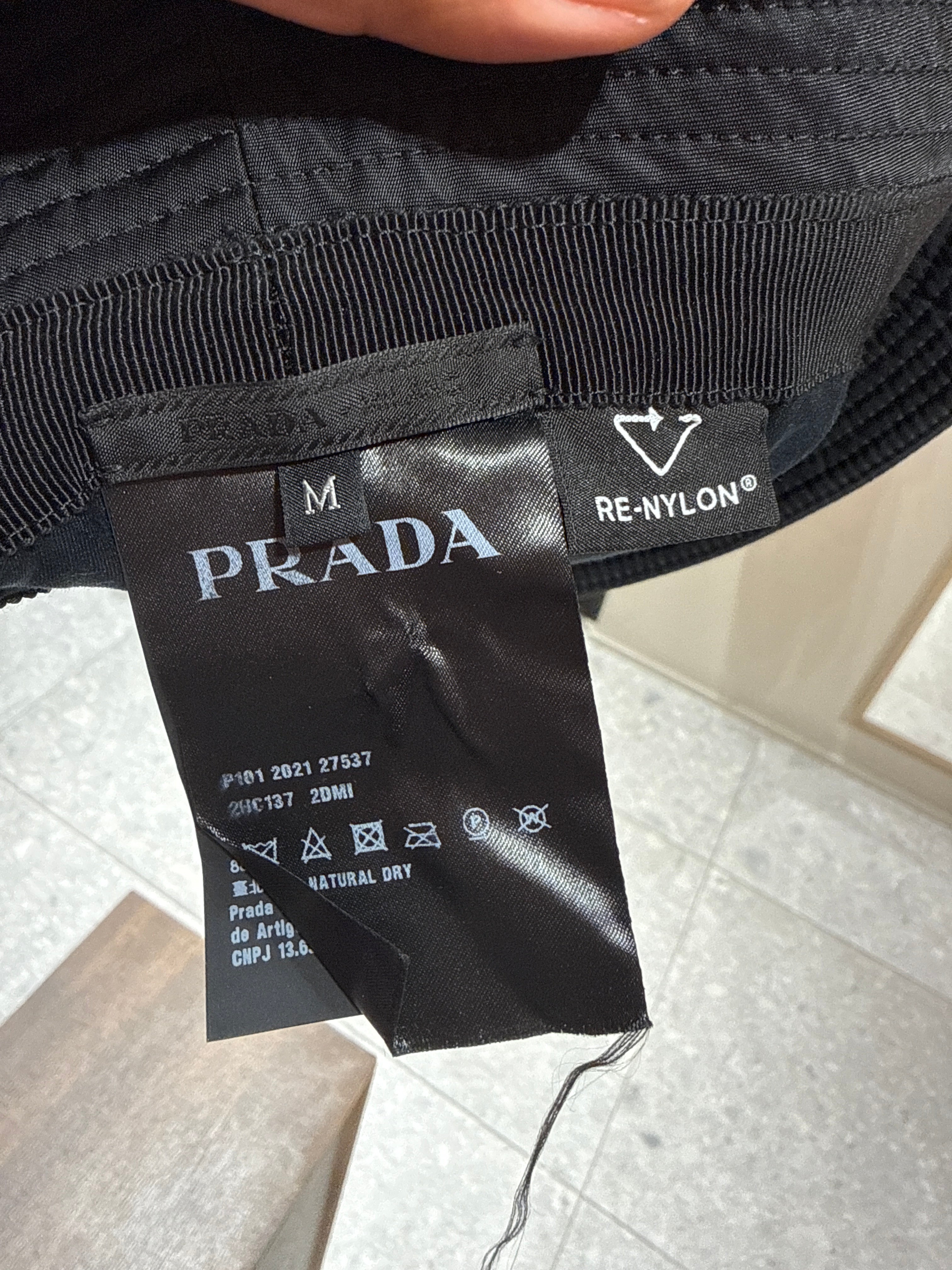 Prada Nylon Bucket Hat KIF Vintage