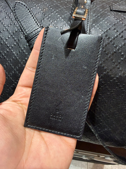 Gucci Diamante Calf Leather Duffle Bag