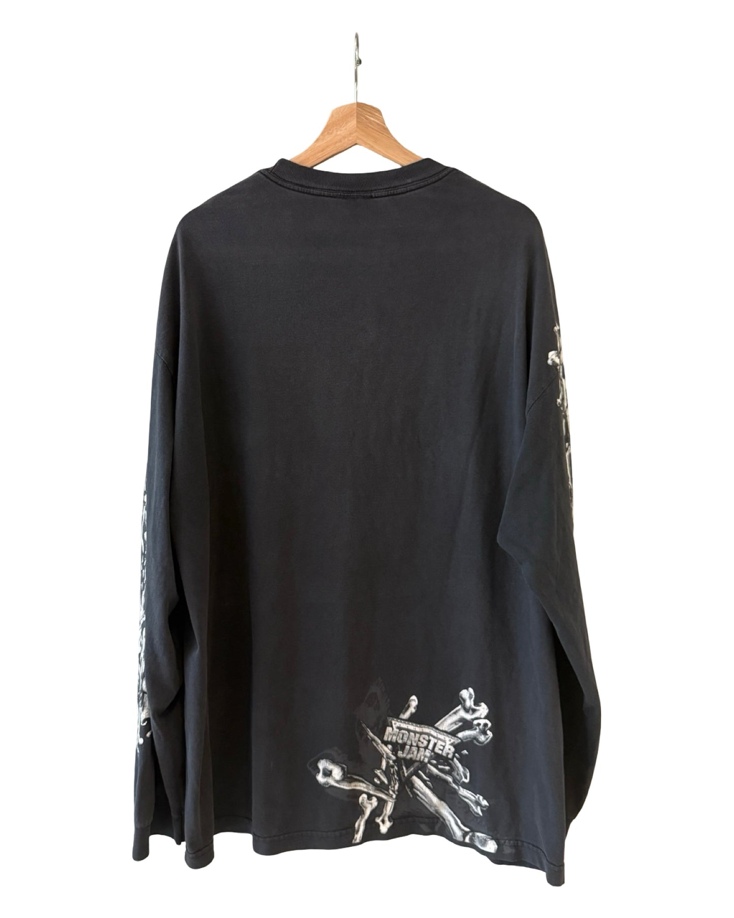 Vintage Monster Jam Grave Digger Truck Long Sleeve Tee