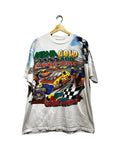 Vintage 1998 Nascar MBNA Winston Cup Gold All Over Print Tee KIF Vintage