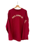 Vintage y2k Polo Ralph Lauren Sport Red Long Sleeve Tee
