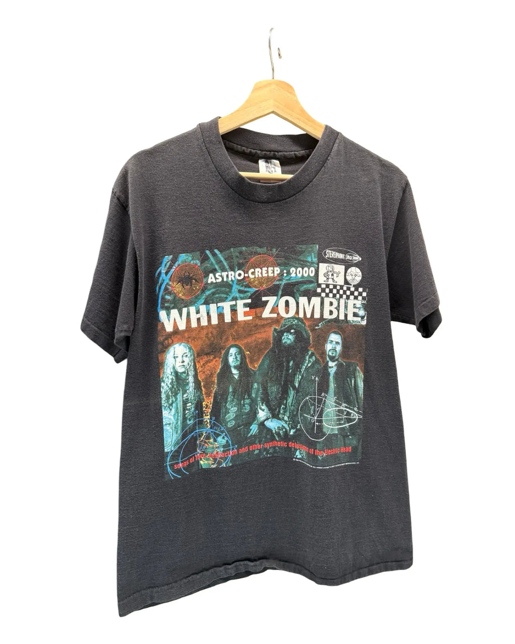 Vintage 1995 White Zombie Astro Creep Tour Tee KIF Vintage