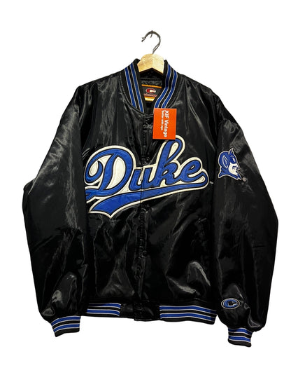 Vintage 90s Duke Blue Devils Satin Jacket