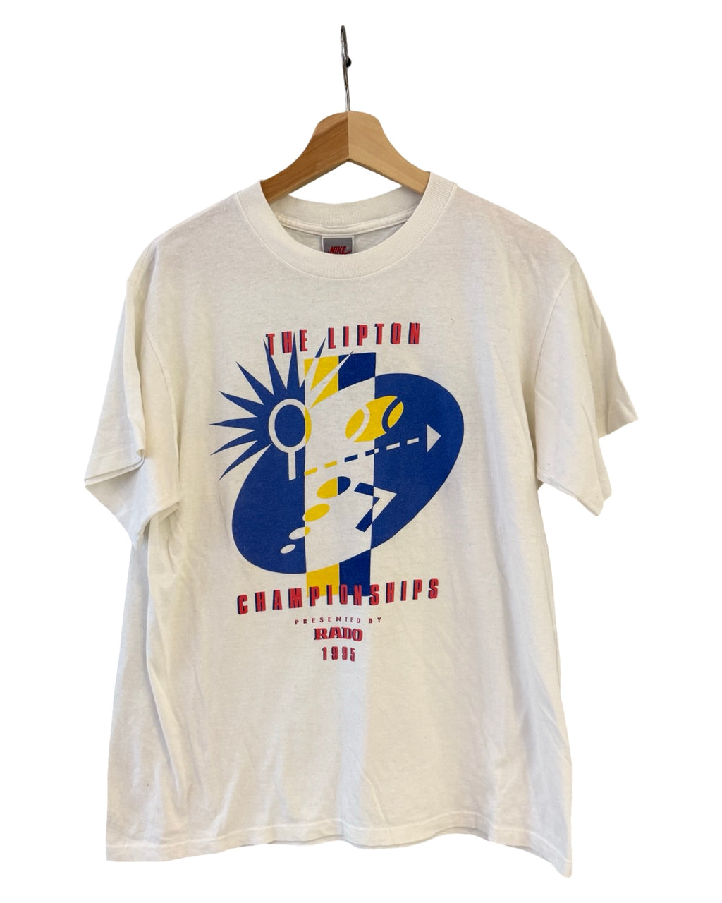 Camiseta promocional de tenis Nike The Lipton vintage de 1995