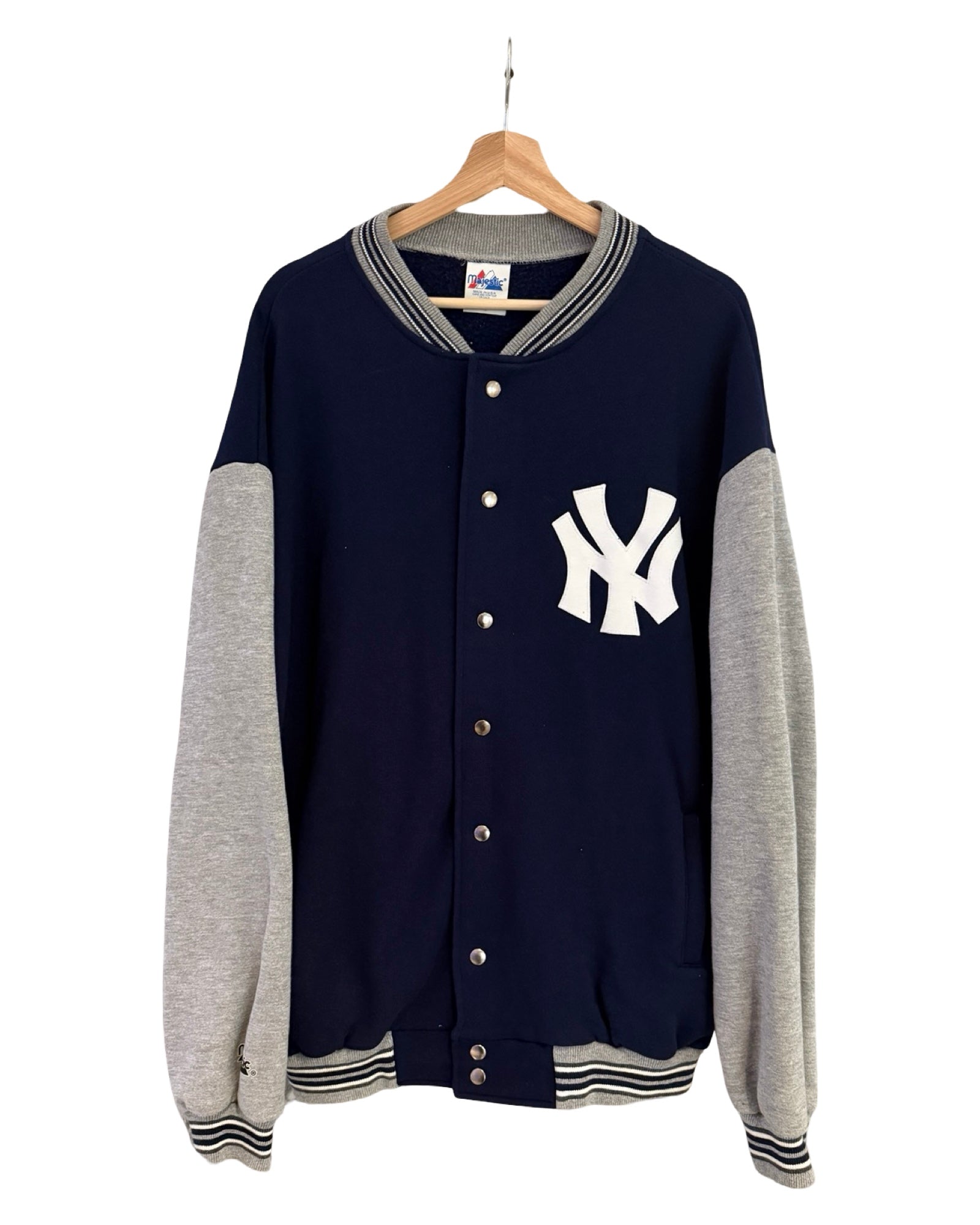 Vintage New York Yankees Majestic Button Up Sweater Jacket KIF Vintage