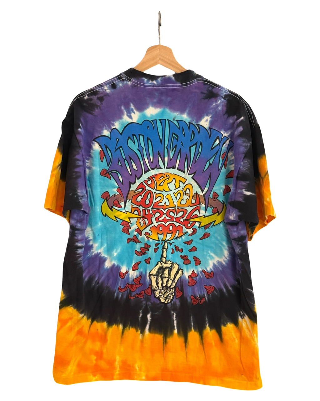 Vintage 1991 Grateful Dead Boston Garden Tie Dye Tee KIF Vintage