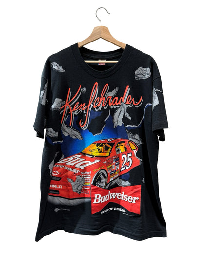 Vintage 1995 Budweiser Nascar Ken Schrader Tee