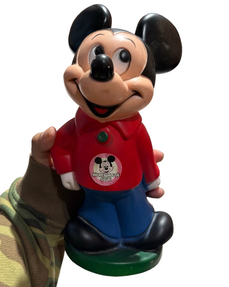 Vintage 70s Disney Mickey Mouse Figure Piggy Bank
