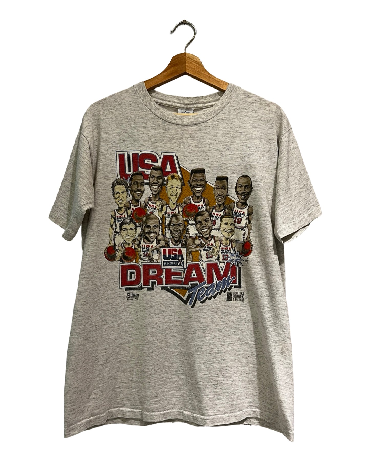 Vintage 1992 NBA USA Dream Team Double Sided Tee