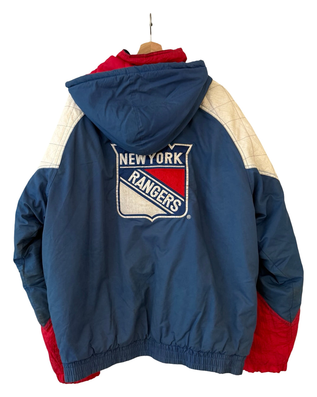 Vintage 90s New York Rangers Starter Puffer Jacket