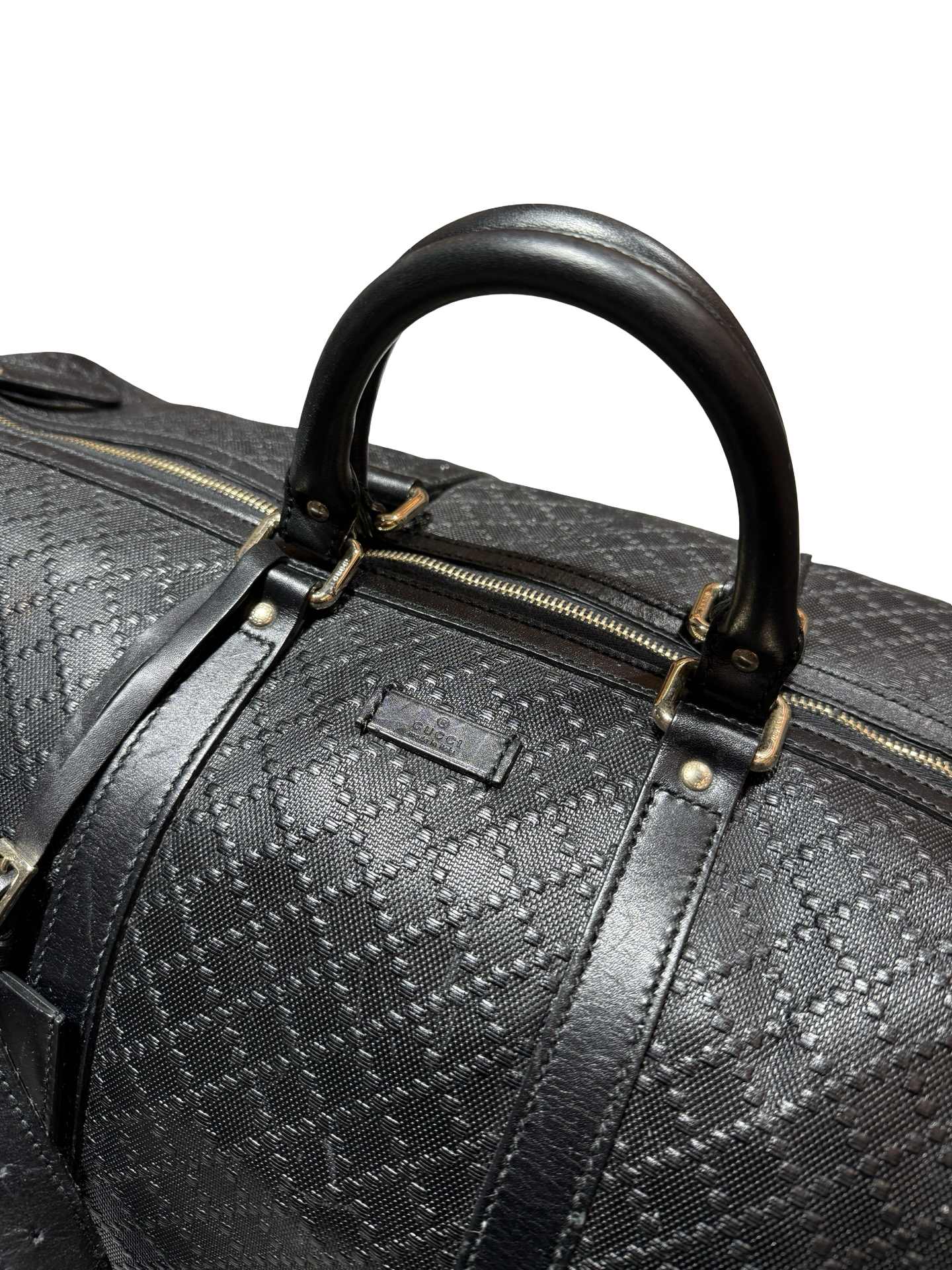 Gucci Diamante Calf Leather Duffle Bag