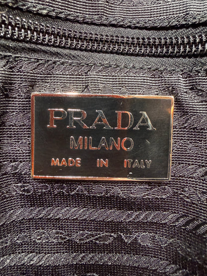 Vintage Prada Nero Nylon Duffle Bag