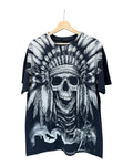 Vintage 90s Native American Skull Big Print Tee KIF Vintage