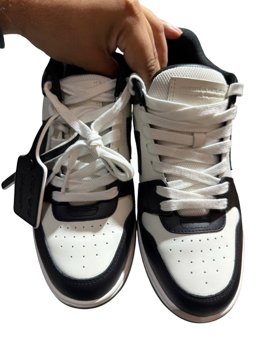 Off-White Out Of Office Leather Black Sneakers