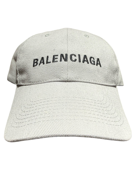 Balenciaga Gray Logo Hat