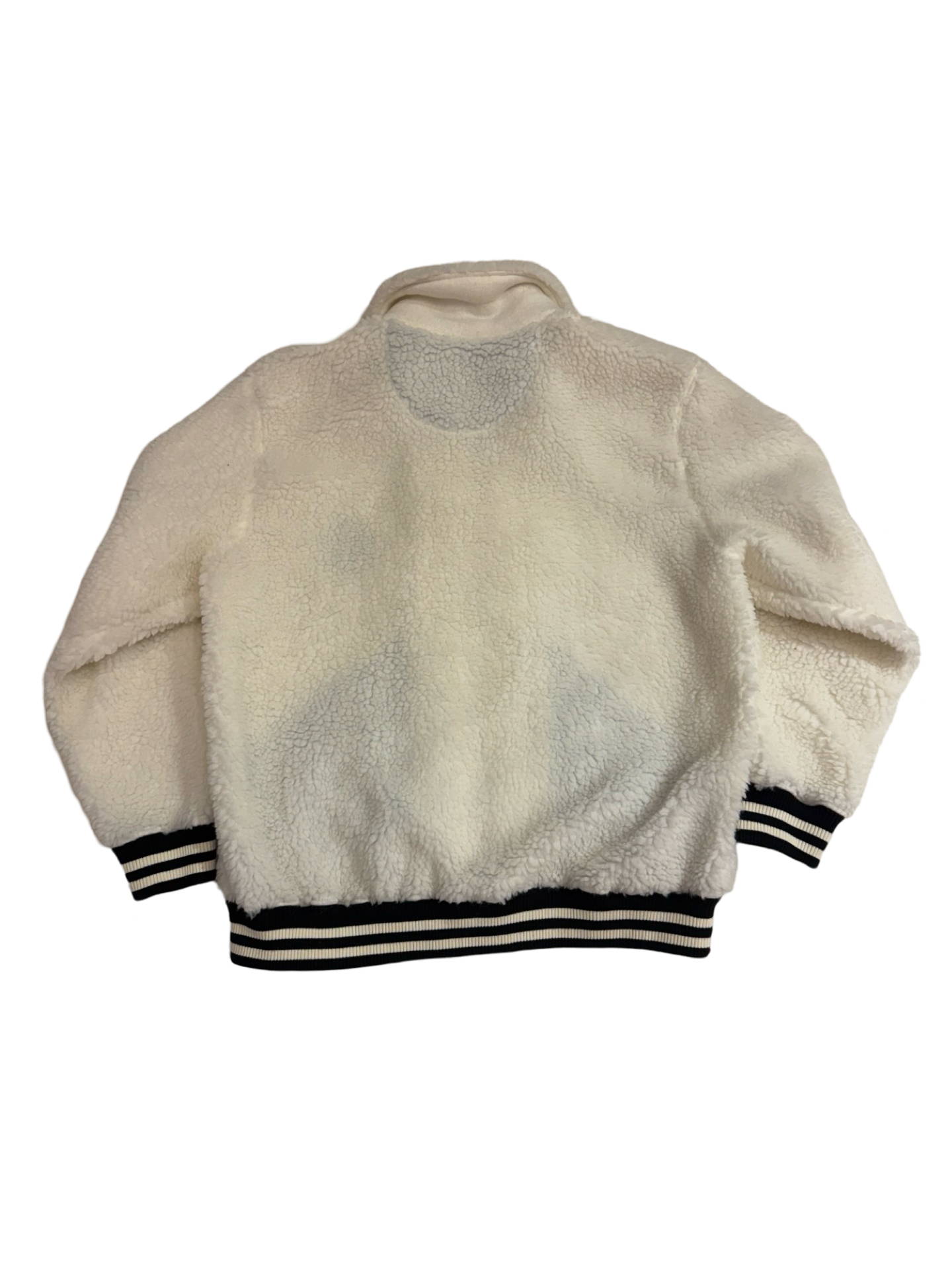 Archive SAMPLE Eric Emanuel White Sherpa Zip Up