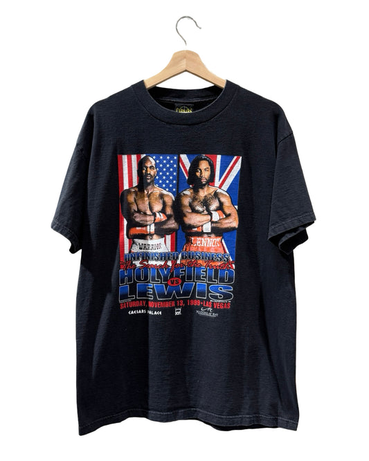 Vintage 1999 Holyfield vs Lewis Boxing Promo Tee