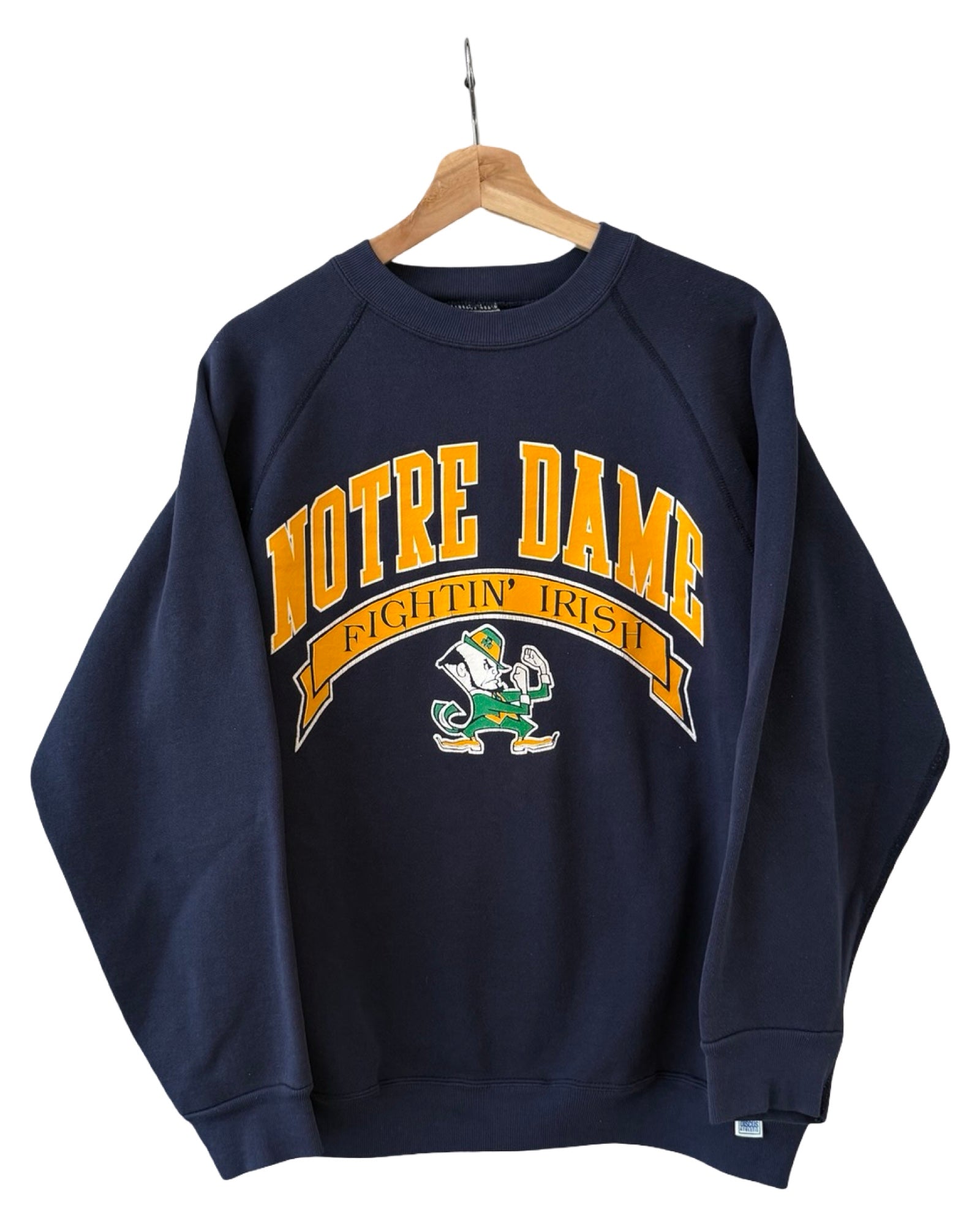 ビンテージ 90年代 ノートルダム ファイティングアイリッシュ クルーネック