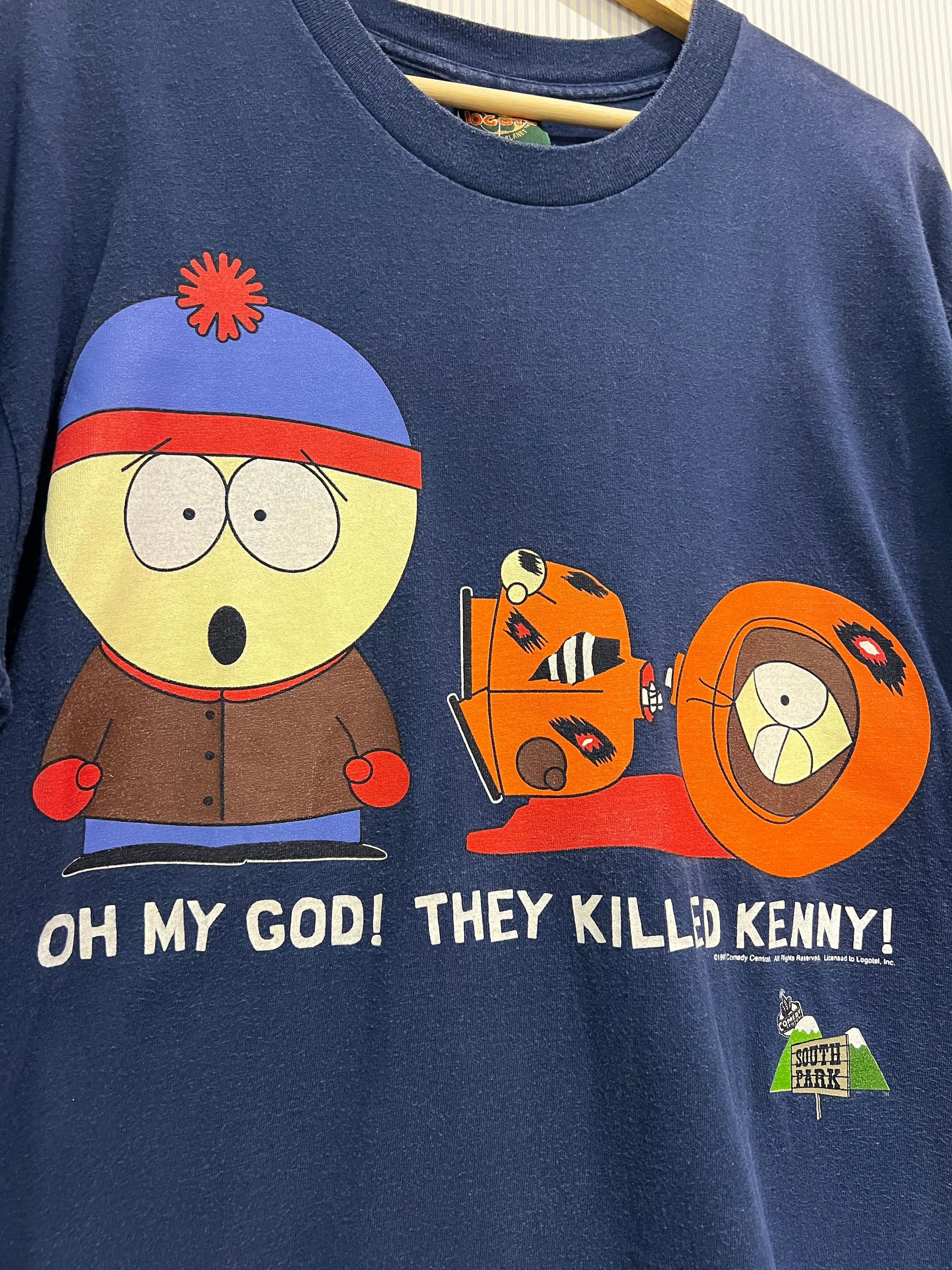 Vintage 1997 South Park Killed Kenny Promo Tee KIF Vintage