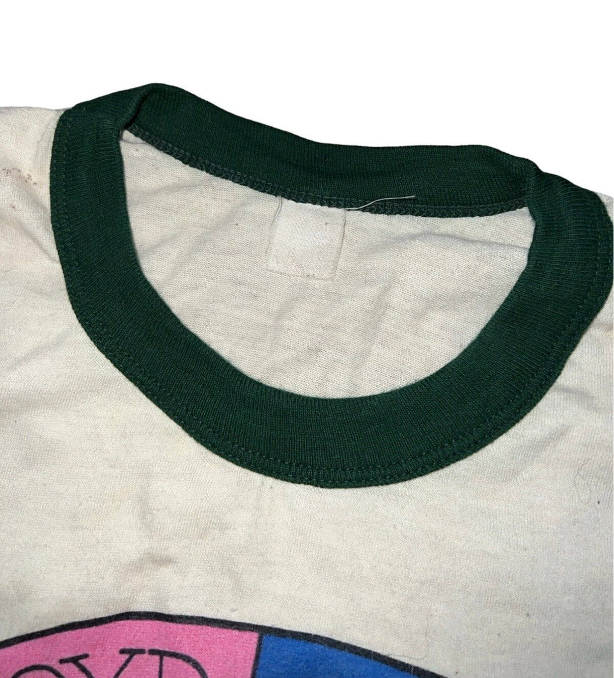 Vintage 1975 Pink Floyd Wish You Were Here Ringer Tee