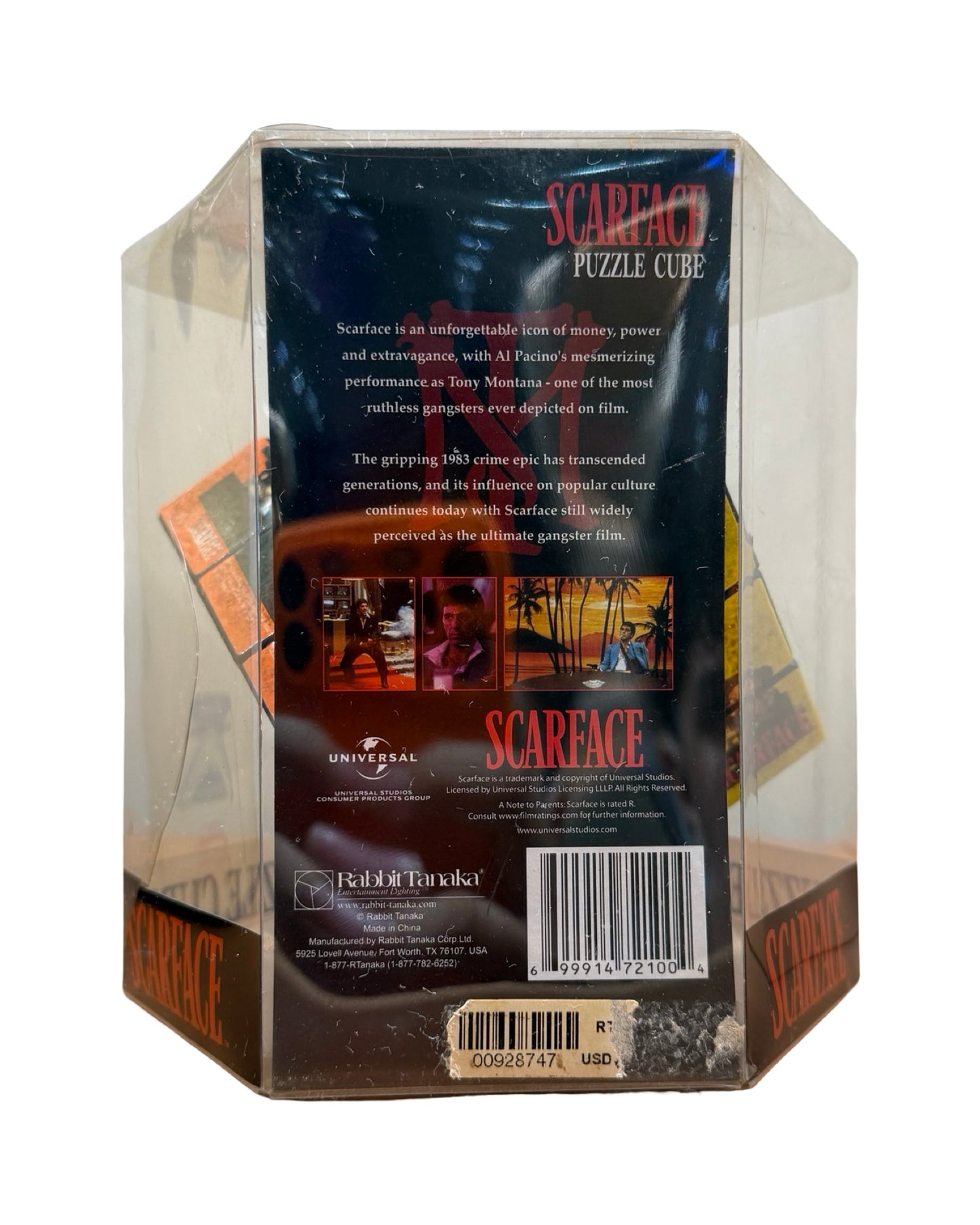 Vintage Scarface Rubix Puzzle Cube