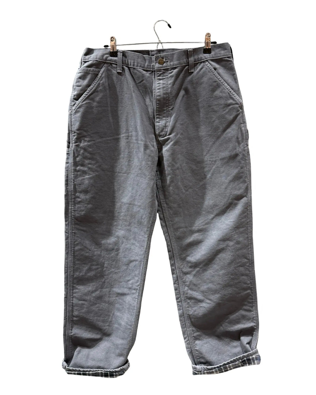 Vintage Carhartt Gray Flannel Lined Carpenter Pants KIF Vintage