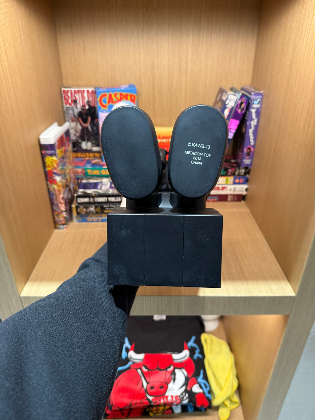 2013 KAWS Passing Through Black Companion Figure KIF Vintage