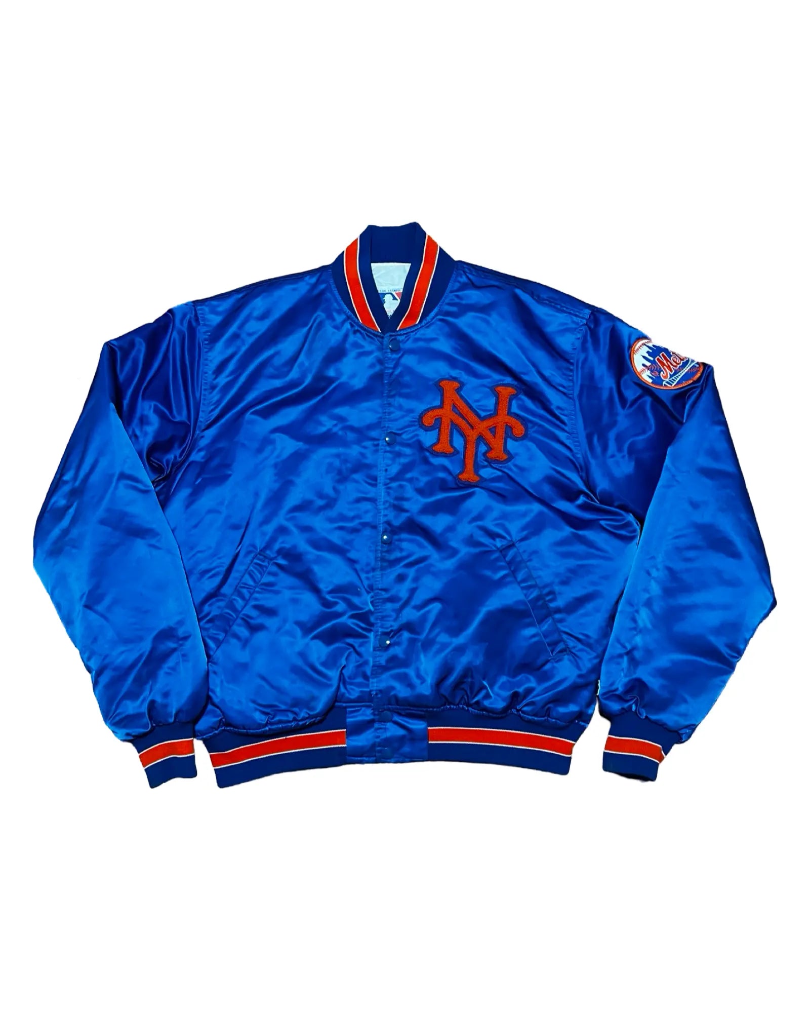 Vintage 90s New York Mets Starter Satin Jacket KIF Vintage